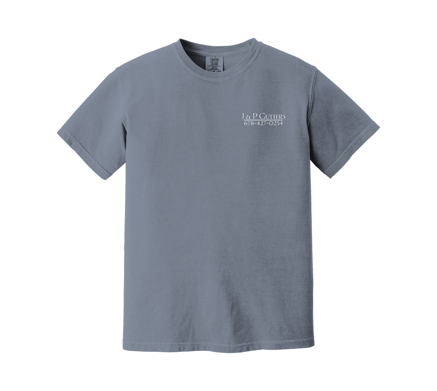 Custom Business T-Shirt Front Pocket and Full Back Logo (Short Sleeves)